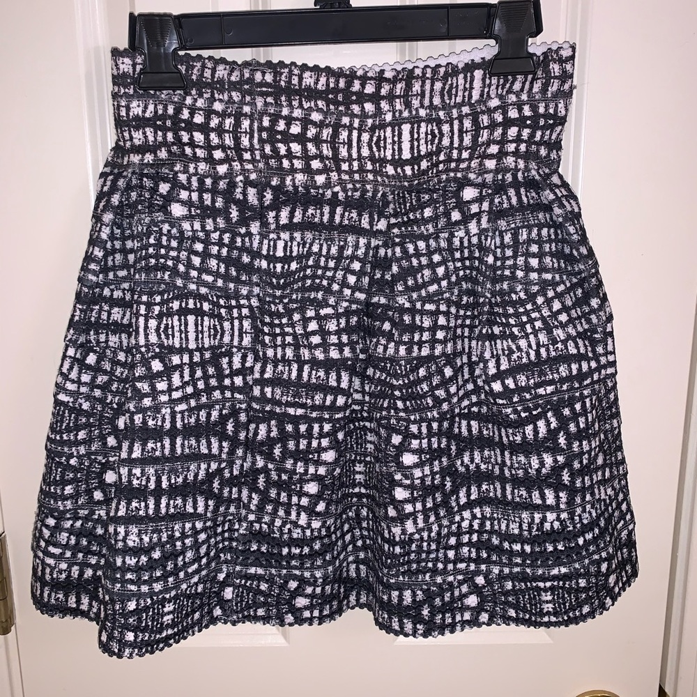 Black and white skirt